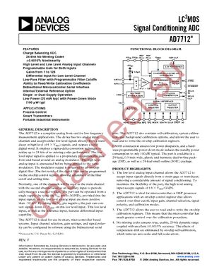 AD7712ARZ datasheet  